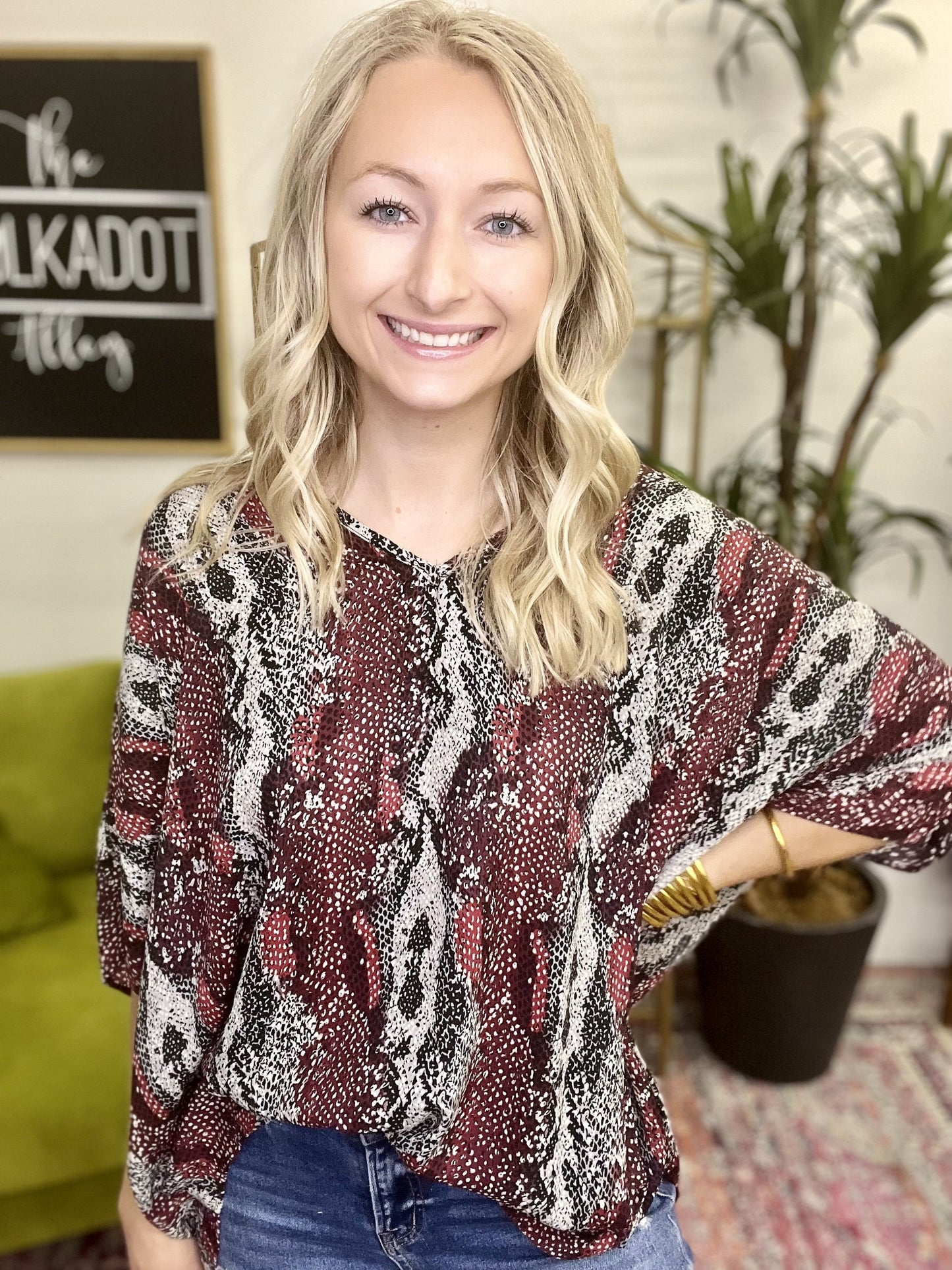 The Aggie Poncho Top - AS