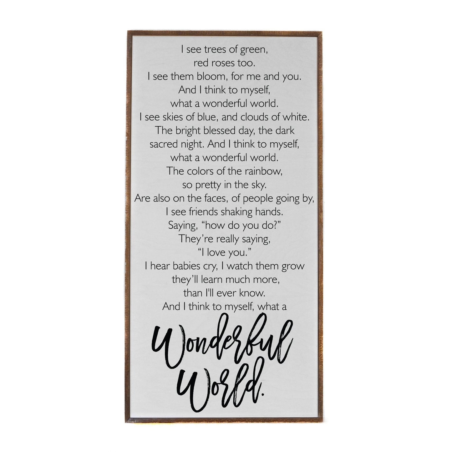 32x16 Wood Signs - 3 Styles
