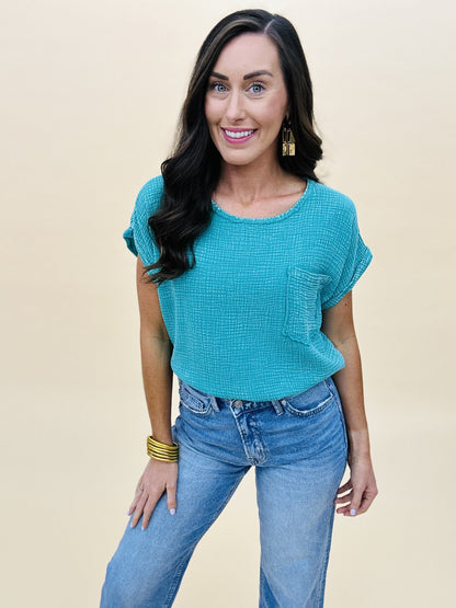 The Denton Top in 3 Colors/AS