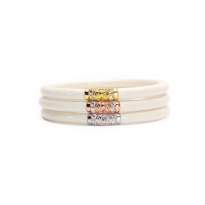 Ivory Three Kings Budha Bangles