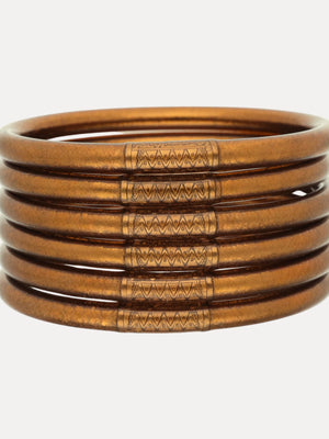 Saddle All Weather Bangles- Set of 6