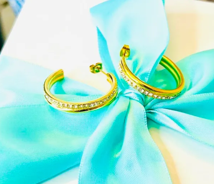 The Single Sparkle Hoops