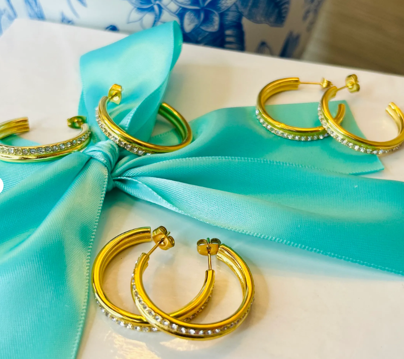 The Single Sparkle Hoops