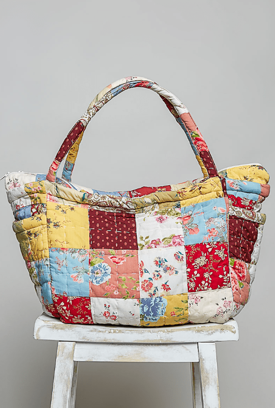 The POL Patchwork Picnic Tote