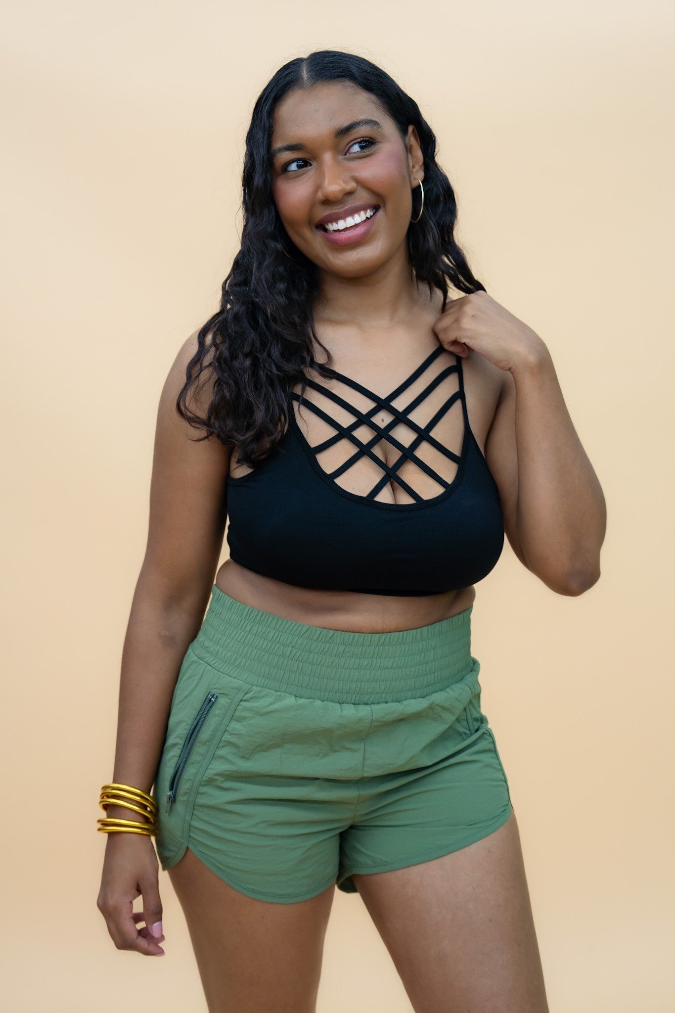 STEAL Hatched Bralette
