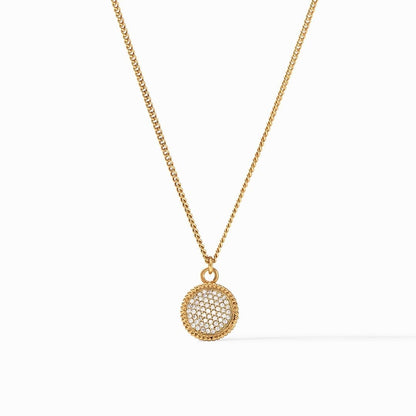 JV Fleur-de-Lis Solitaire Necklace