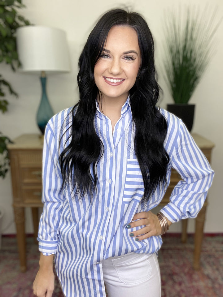 The Portia Blue Top