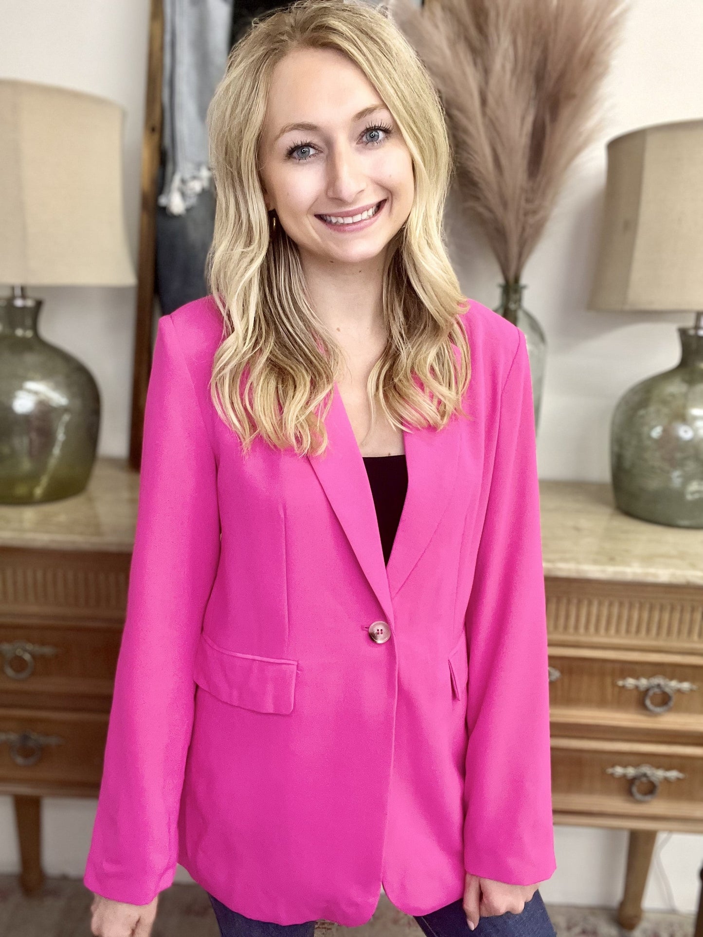 The Fuchsia Gal Blazer