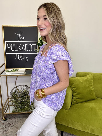 The Lawson Lavender Top-All Sizes