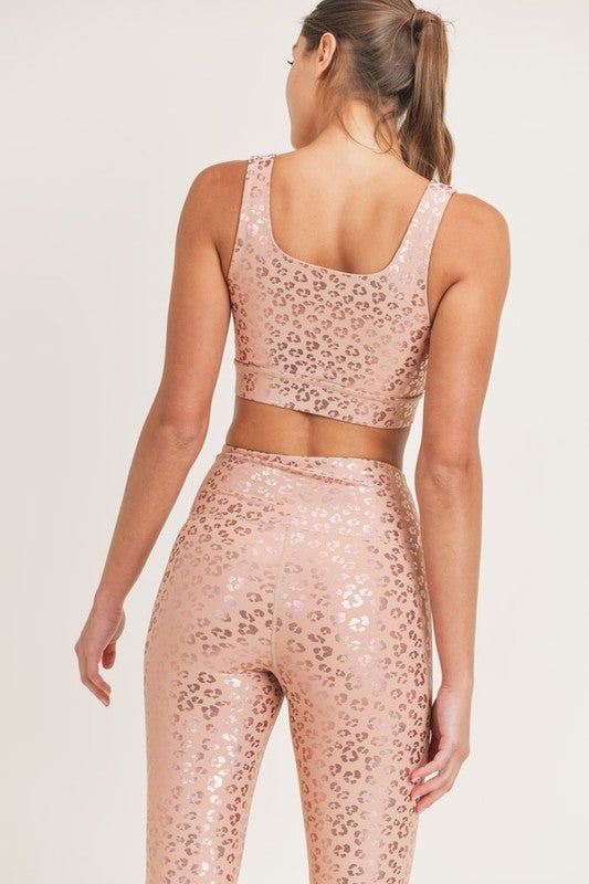 Shimmer Leo Foil Highwaist Leggings