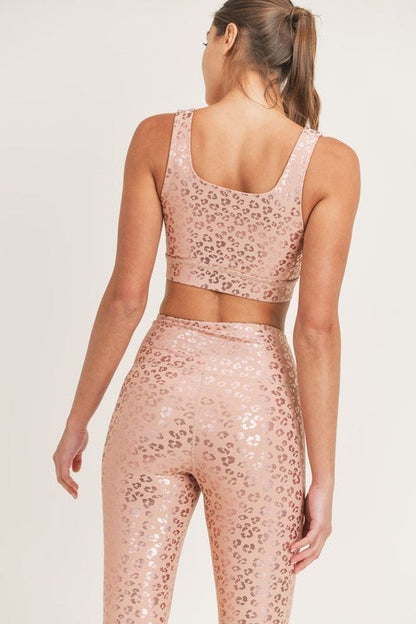 Shimmer Leo Foil Highwaist Leggings