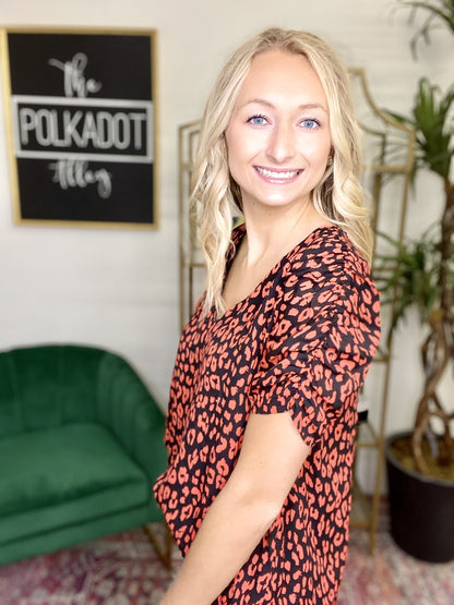 The Ladybug Ruched Top - AS
