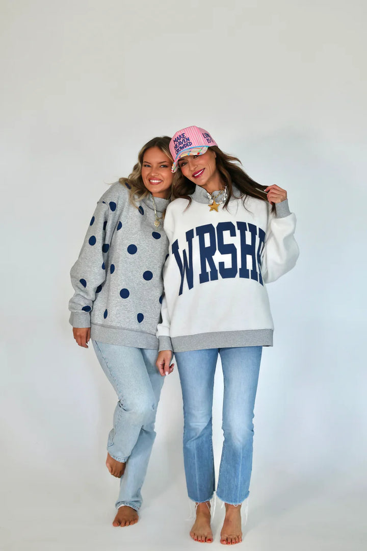 WRSHP 2-Sided Mock Sweatshirt
