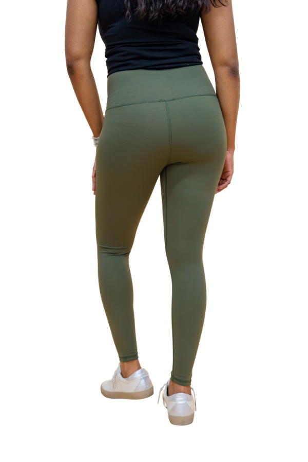 The Perkins Leggings in Olive-AS