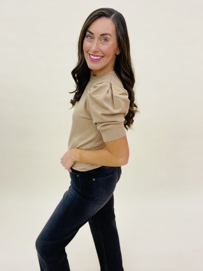 The Puff Sleeve Sweater-Lots of Colors