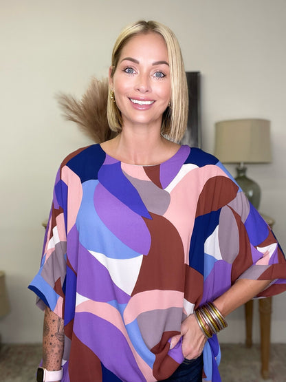 The Giving Light Scoop Poncho - AS