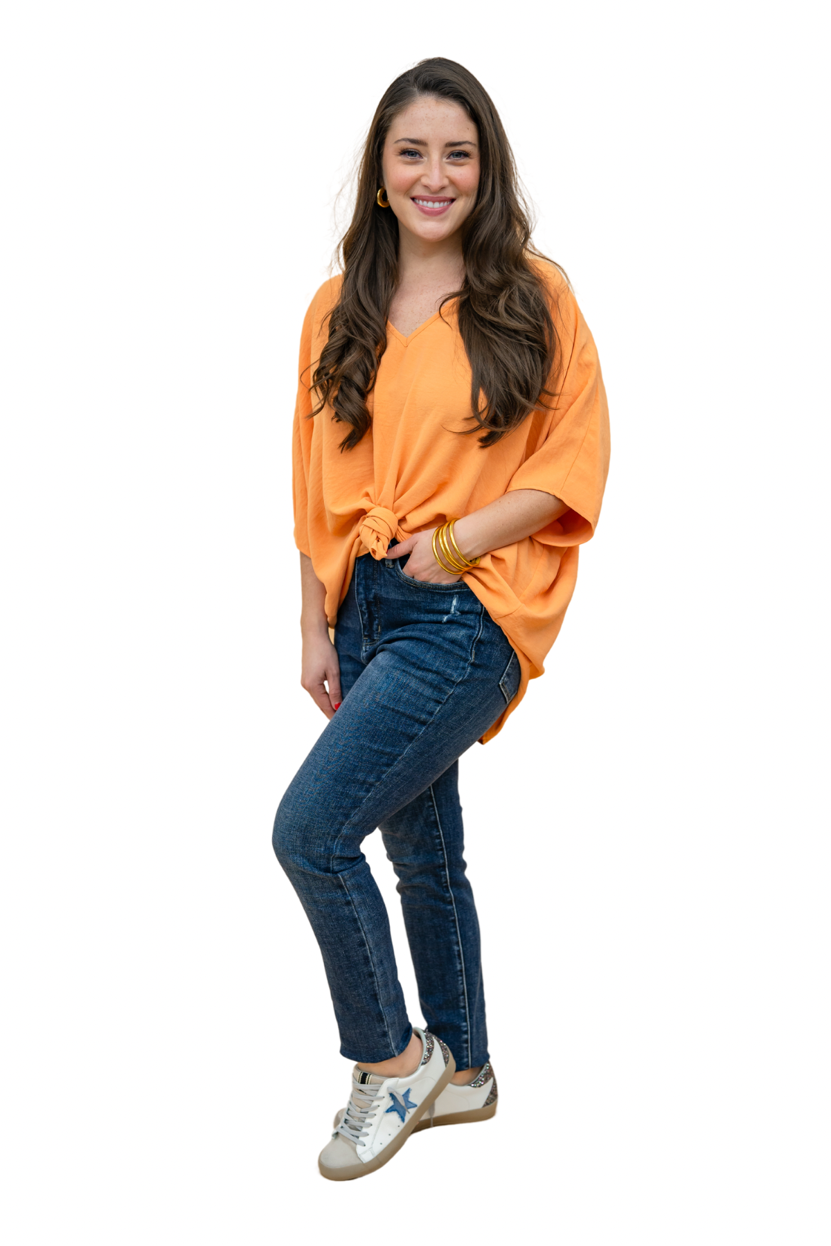 The Solid Airflo Poncho Top - LOTS, AS