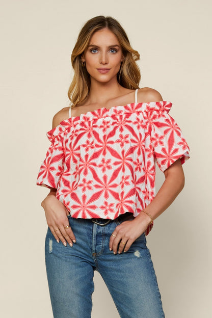 The Orange Landry Top