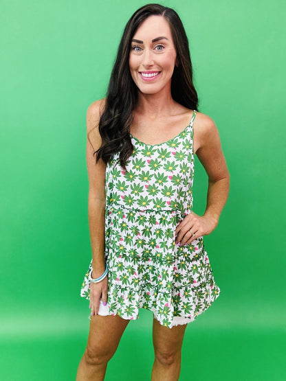 The Green Daisy Tunic