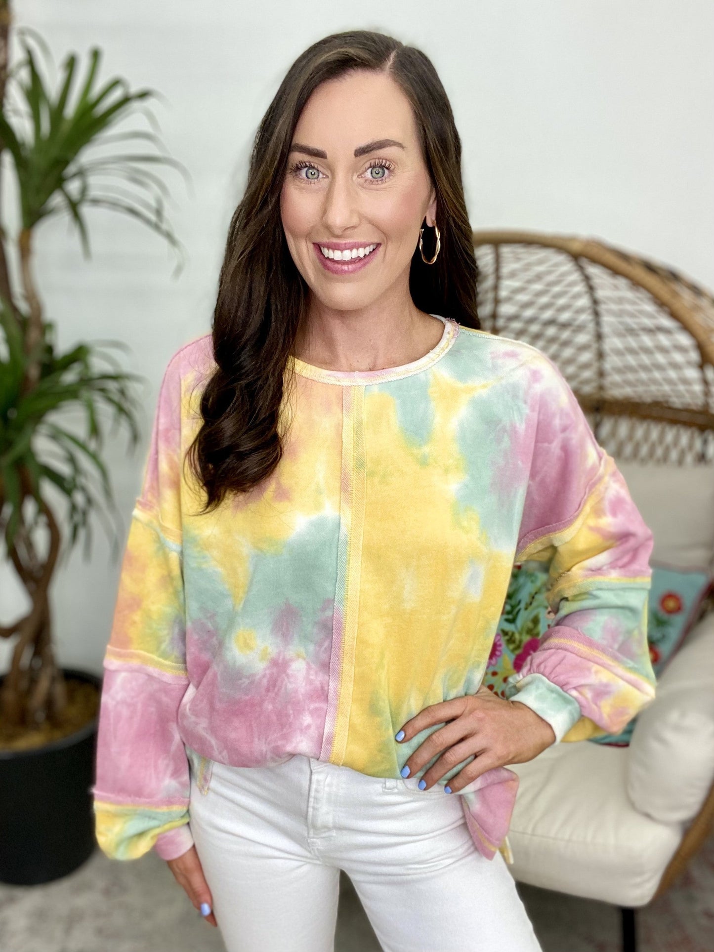 The Sherbet Dyed Top
