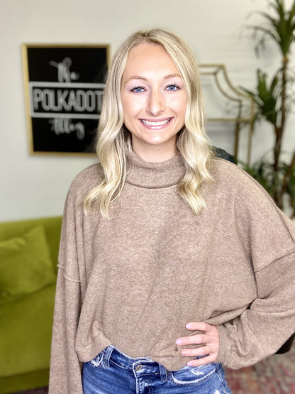 LD Steal #44-Mock Neck Pullover *Final Sale*