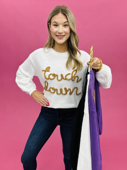 The LS Tinsel Touchdown Sweater - 4 Colors