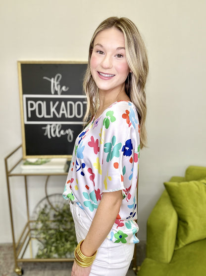 The Ashlynn Top in White - AS