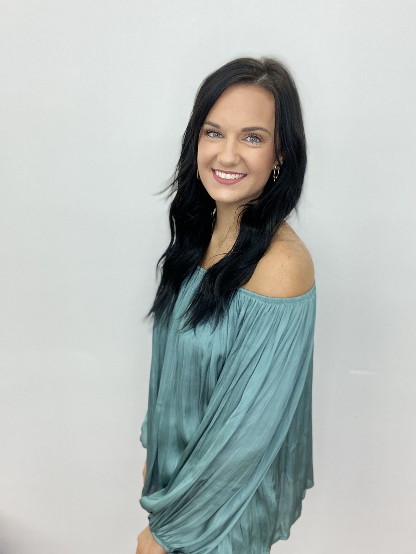 The Off Shoulder Slink Top-2 Colors