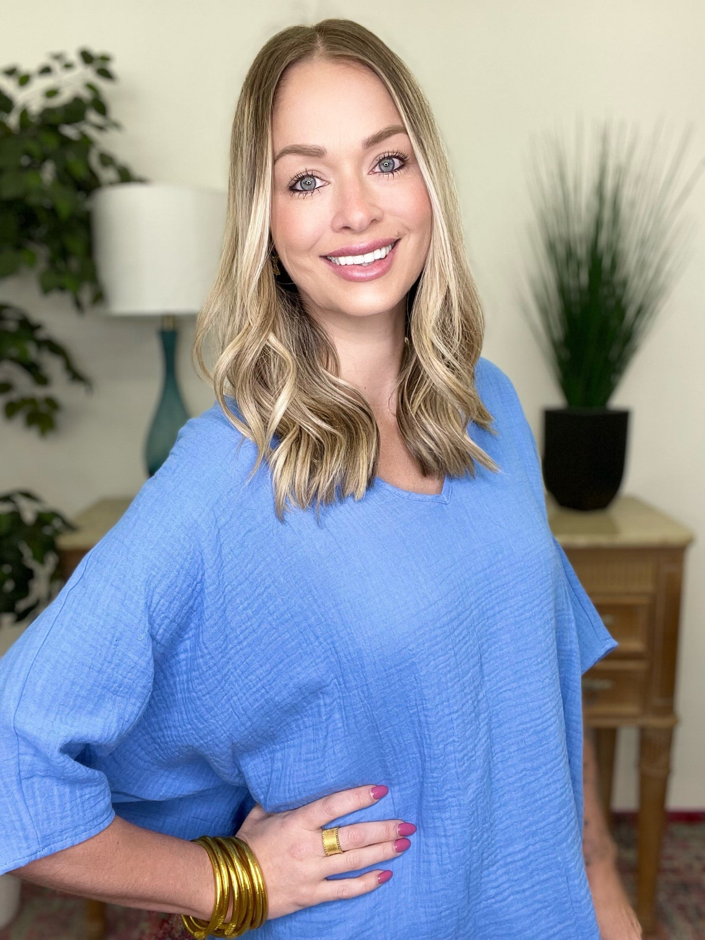 The Beach Crepe Poncho Top - 3 Colors