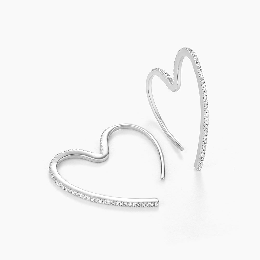 ES Heart Of Mine Hoop Earrings