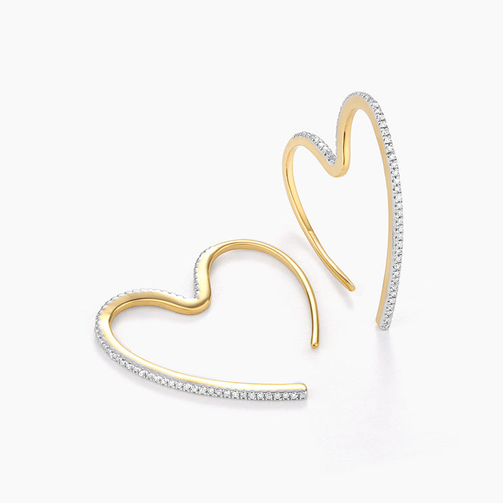 ES Heart Of Mine Hoop Earrings