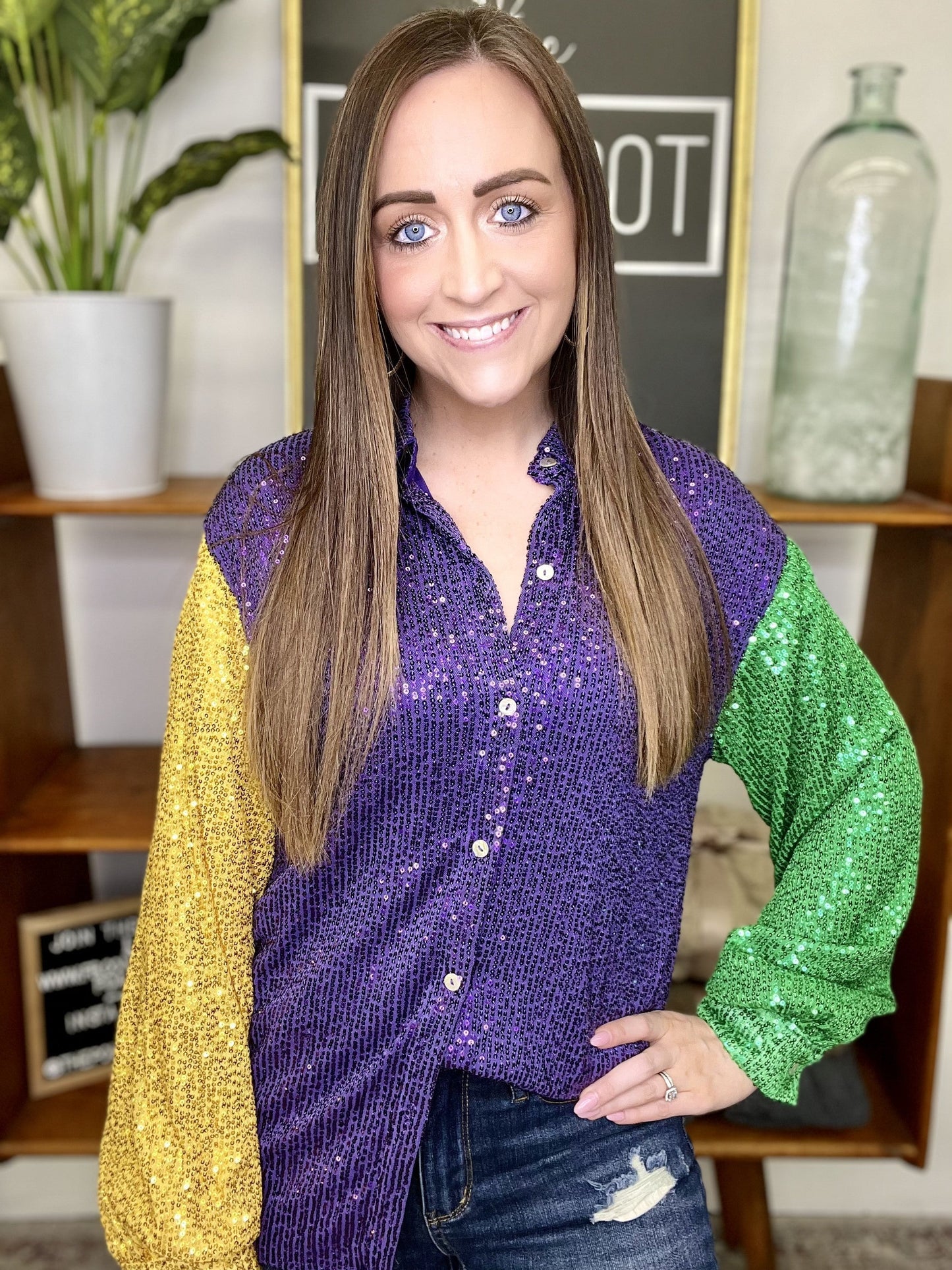 The Ritz Mardi Top