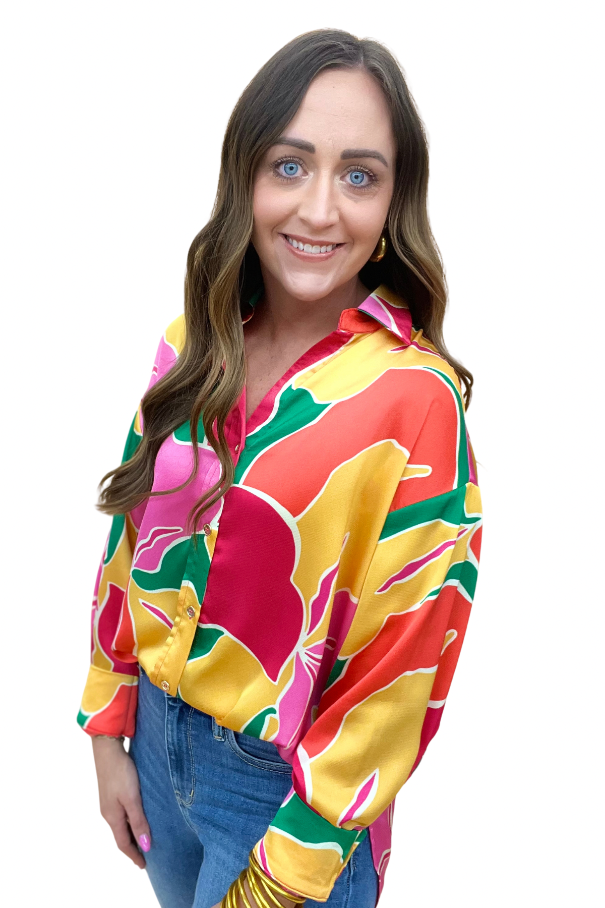 The New Edition Bomb Top-Pink/Yellow
