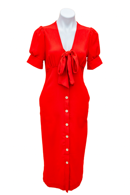 The Keegan Midi in Red