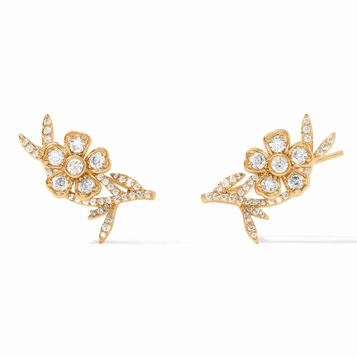 JV Laurel Climber Earrings