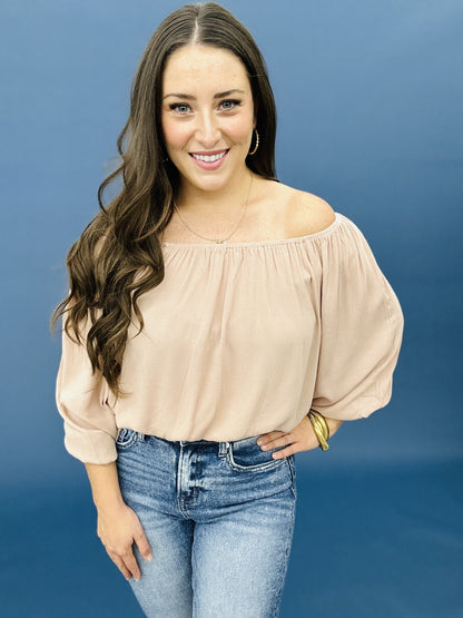 The Off Shoulder Honey Top-4 Colors