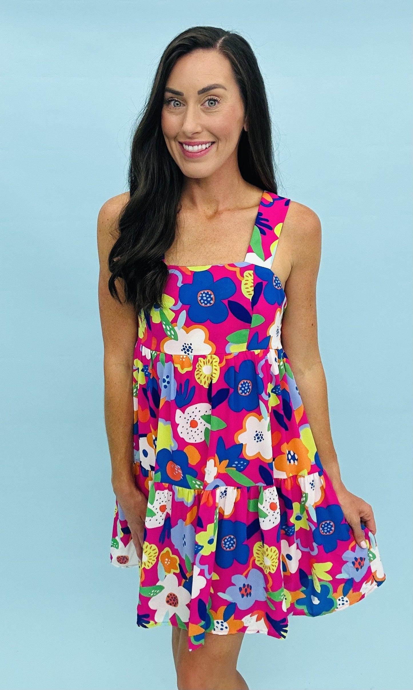 The Flower Bomb Tiered Dress - AS