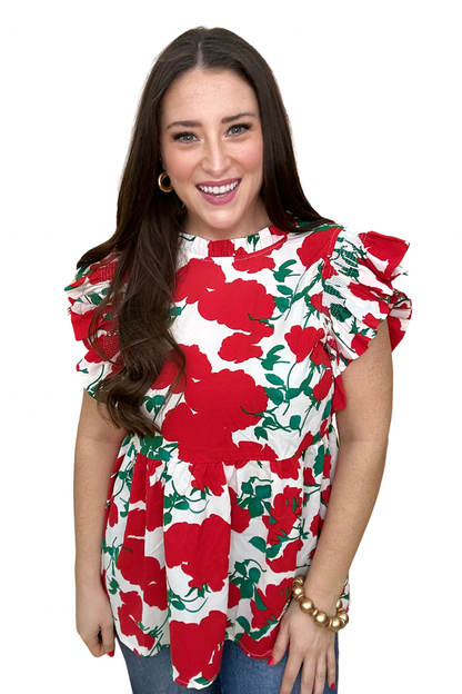 The Avenue Stroll Top in White