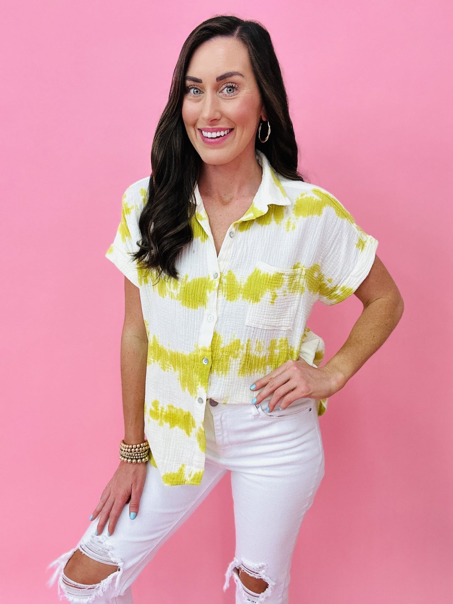 The Dyed Demi Top in 3 Colors-AS