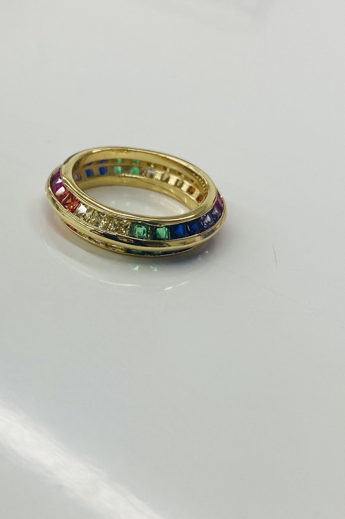 The Rainbow Spinner Ring
