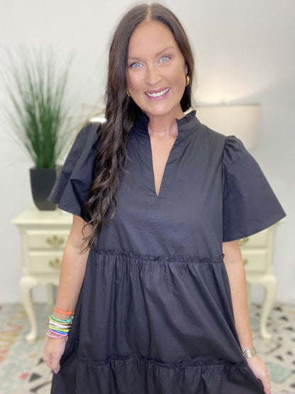The Buchanan Dress in Black