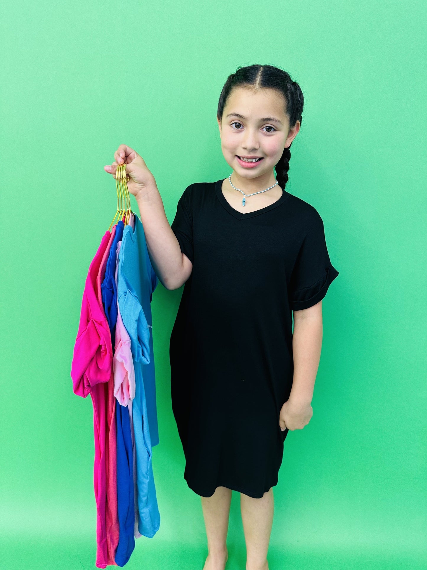 KIDS Pocket Dress in 7 Colors