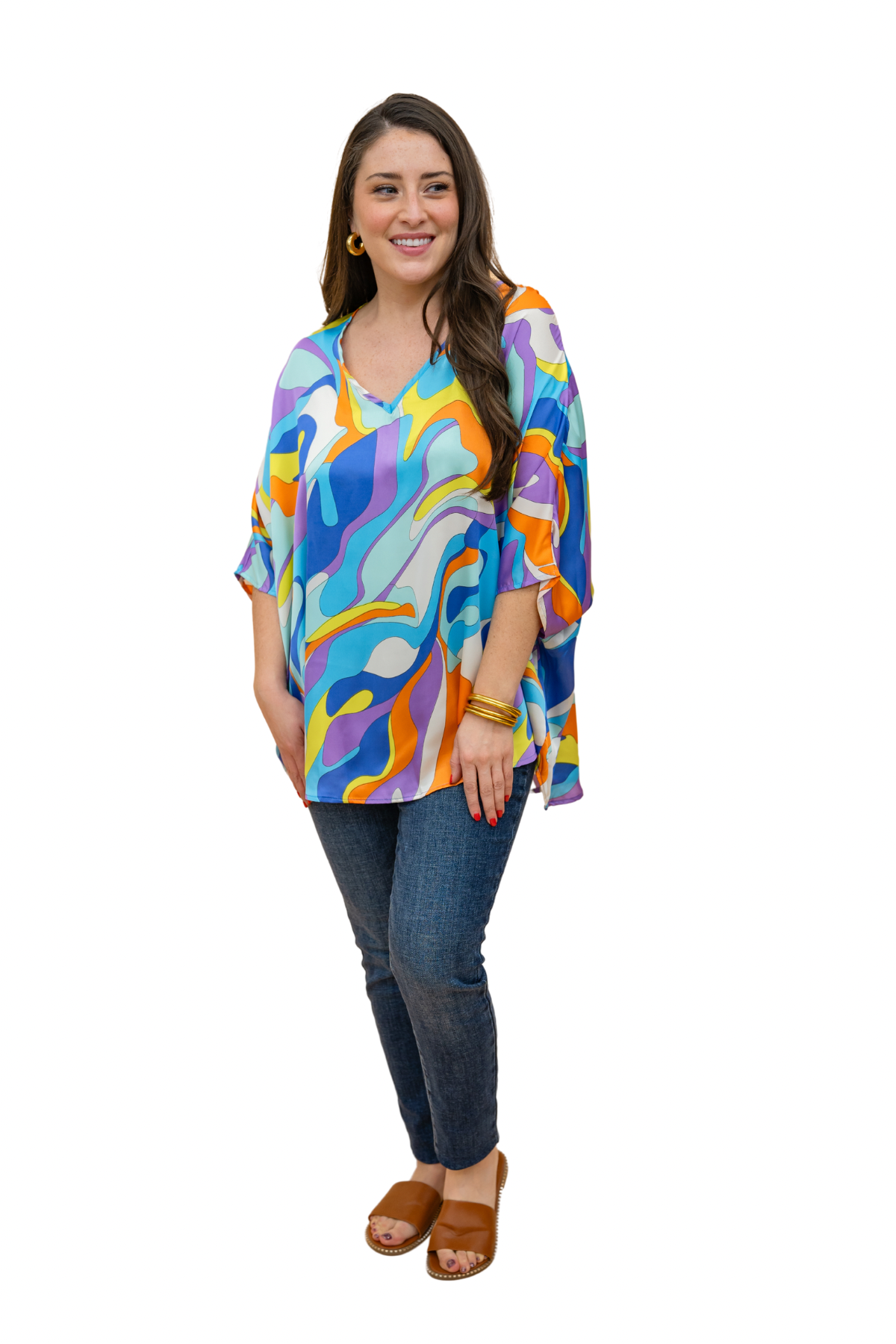 The Modern Muse Poncho Top