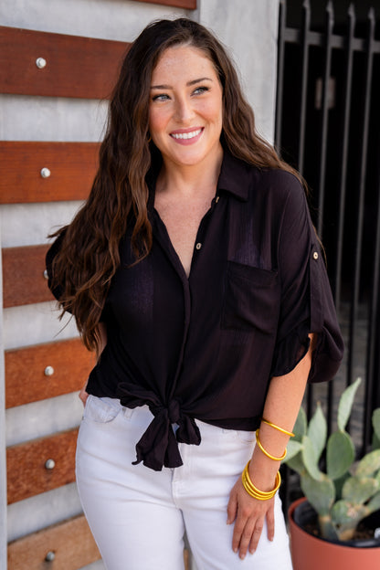 The Geegee Tie Top in 4 Colors/AS