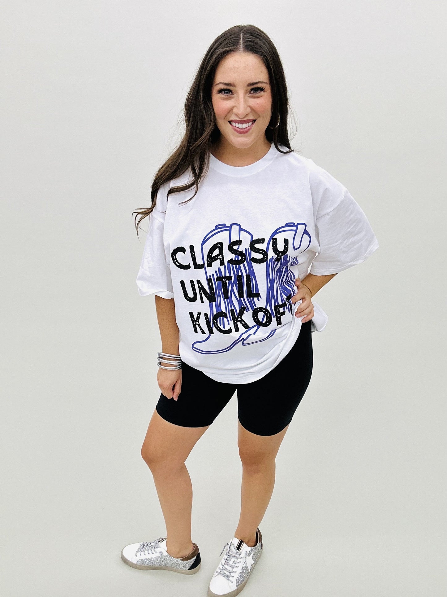 The Purple Classy Kickoff Tee