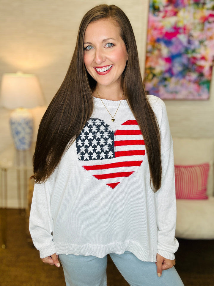 The Heart Flag Sweater