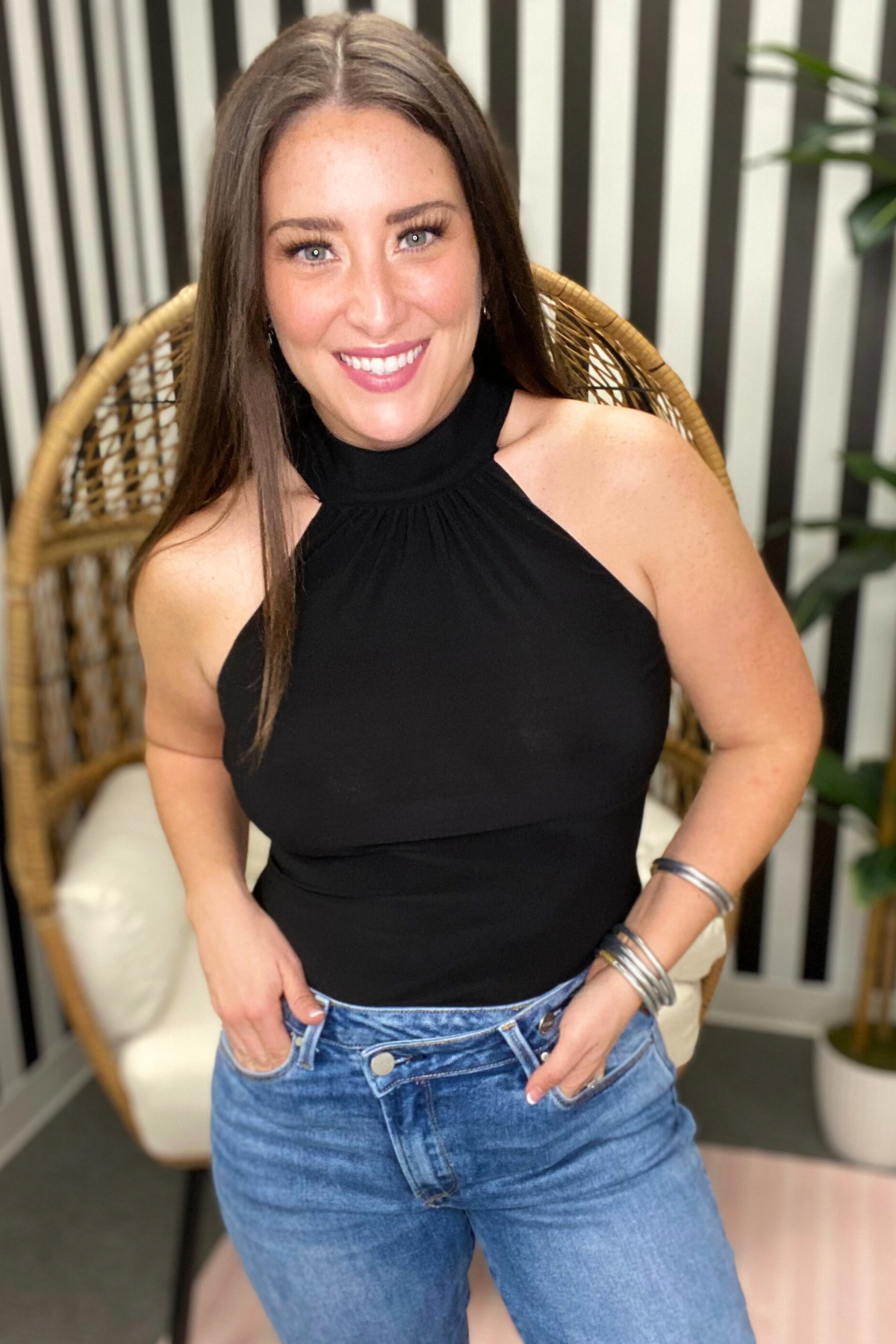 The Halter Bodysuit in 2 Colors/AS