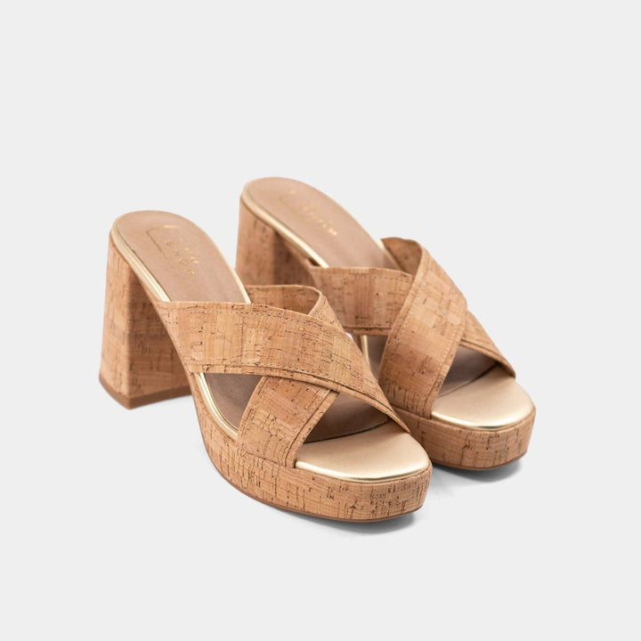 The Cork Eleanor Heels