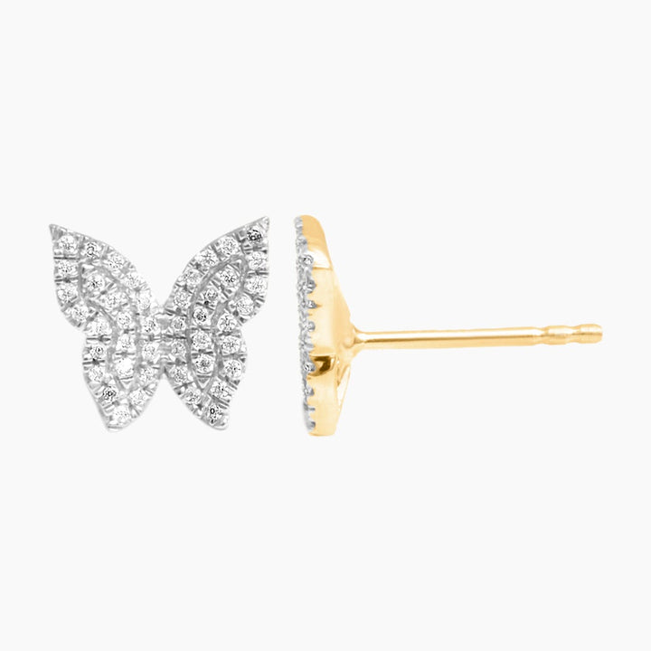 ES Butterfly Stud Earrings