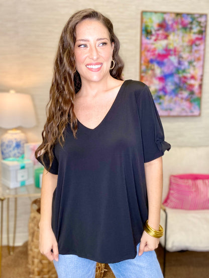 The STEAL Ruffle Tee-2 Colors/AS